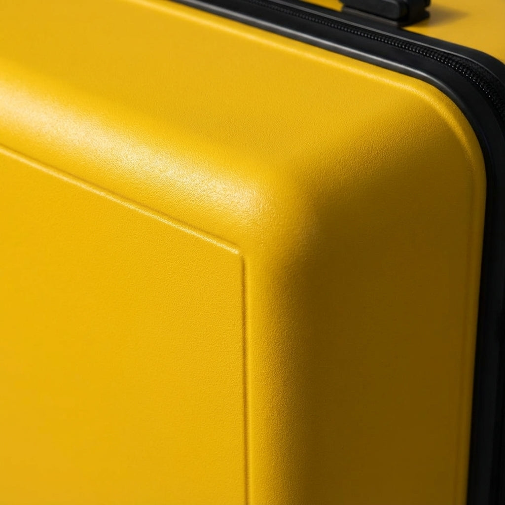 Praktisk rejsekuffert med letløbende hjul for ubesværet transport. Din ideelle letvægts håndbagage.