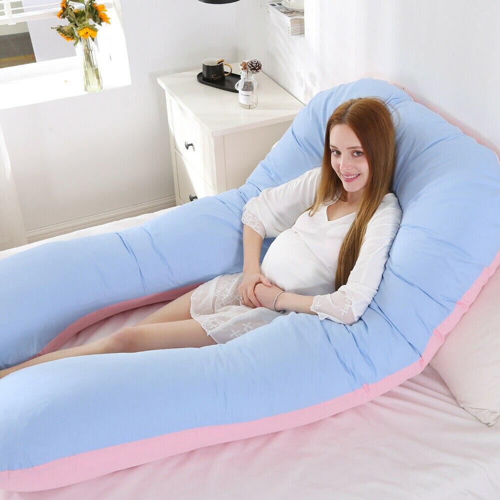 Komfortabel graviditetspude med ergonomisk støtte til hele kroppen og optimal søvn.