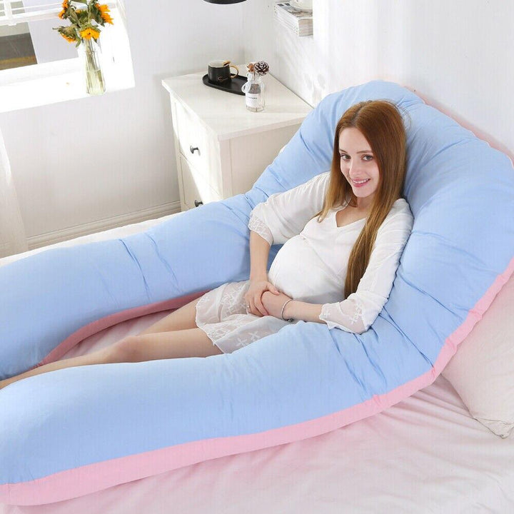 Komfortabel graviditetspude med ergonomisk støtte til hele kroppen og optimal søvn.