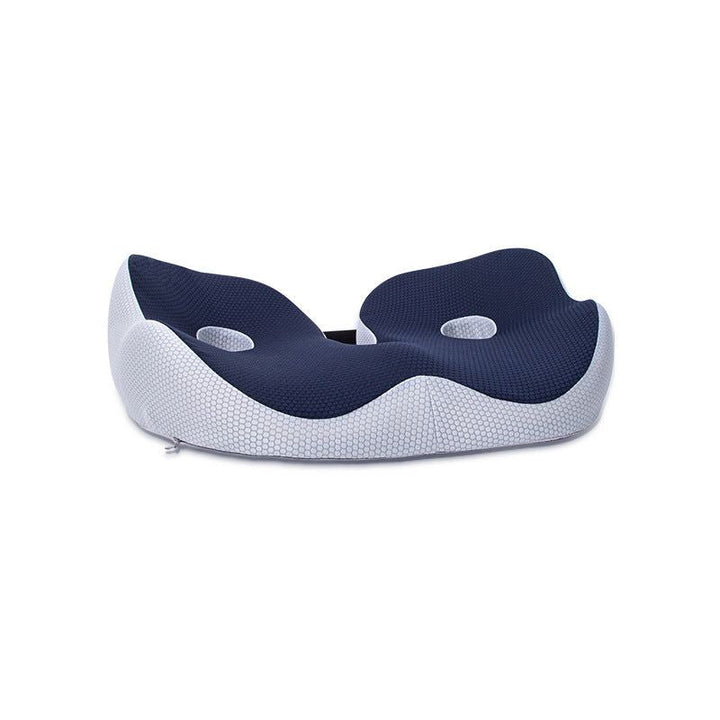 Ergonomisk siddepude med hukommelsesskum, sikrer komfort & trykaflastning på kontorstol & bilsæde.