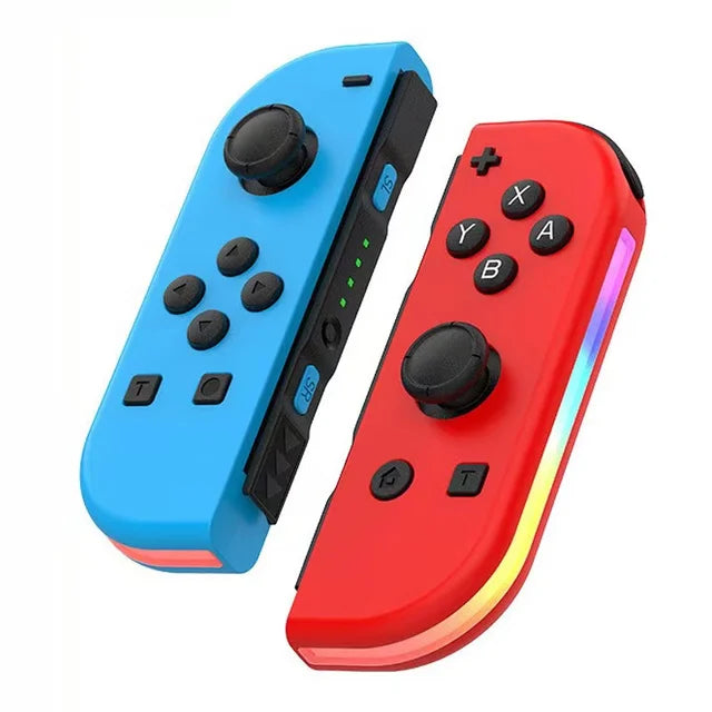 "Ergonomisk trådløs controller med justerbare RGB-lys og dobbelt vibration, der skaber en dynamisk gamingoplevelse."