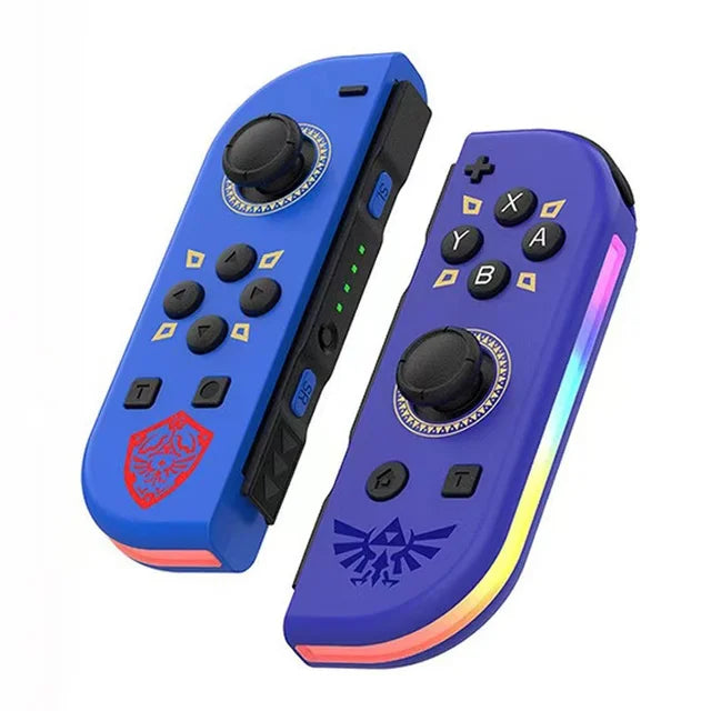 "Ergonomisk trådløs controller med justerbare RGB-lys og dobbelt vibration, der skaber en dynamisk gamingoplevelse."