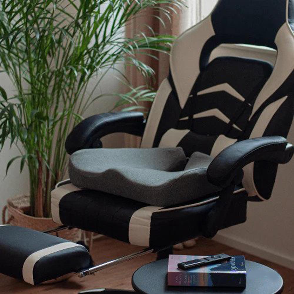 Alsidig VezaSeat siddekude; ideel til kontorstol, bil eller hjem. Ergonomisk design for langvarig komfort.