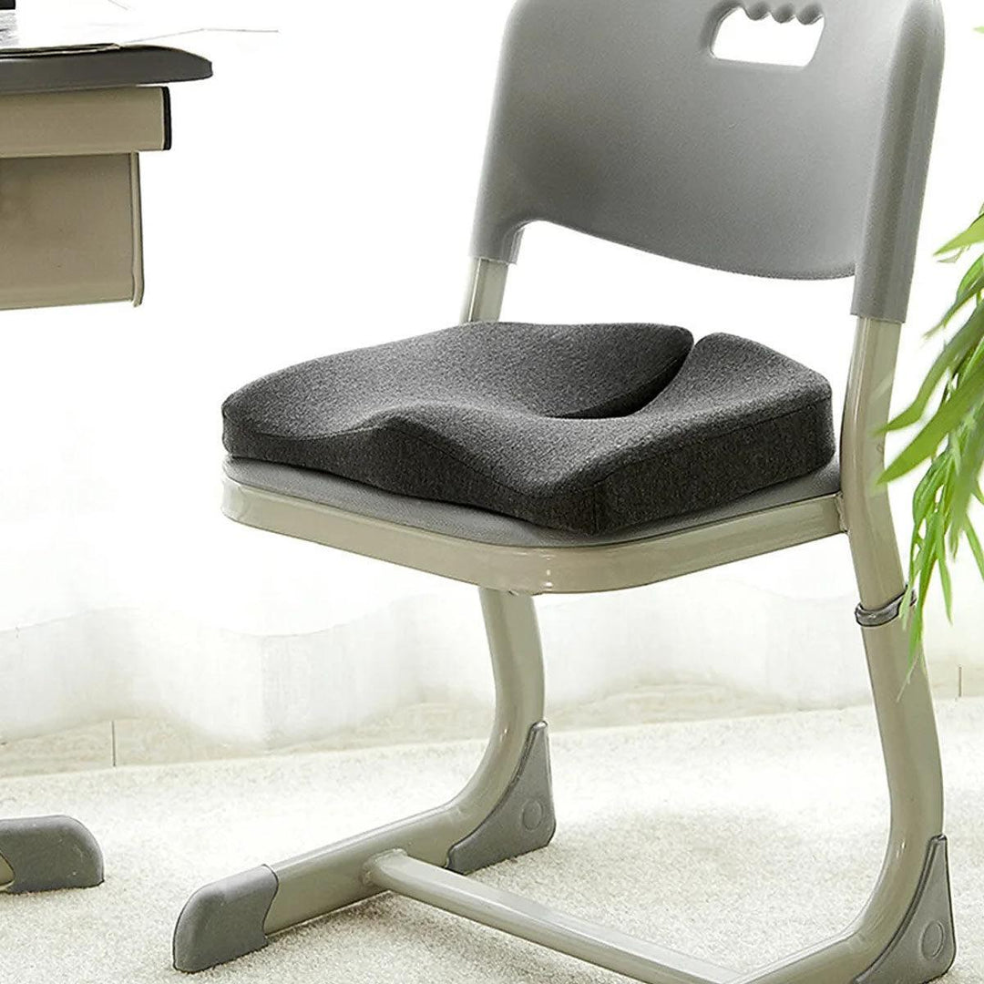 Forbedre din sundhed med VezaSeat ergonomisk siddekude. Fremmer korrekt holdning og mindsker rygsmerter.
