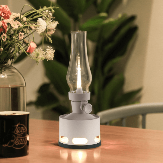 Vintage LED Lanterne - Batteridrevet Havebelysning