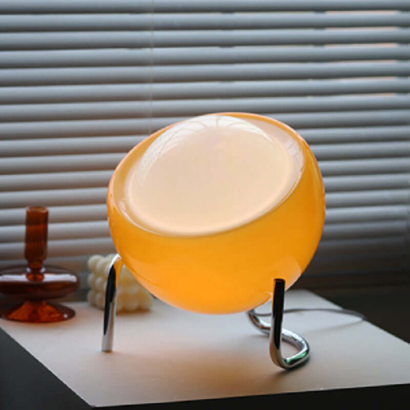 Retro Glas Bordlampe - Nordisk Design