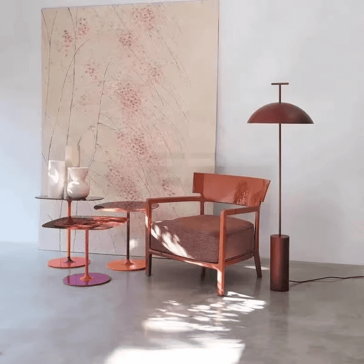 Elegant Nordisk Gulvlampe i Metal