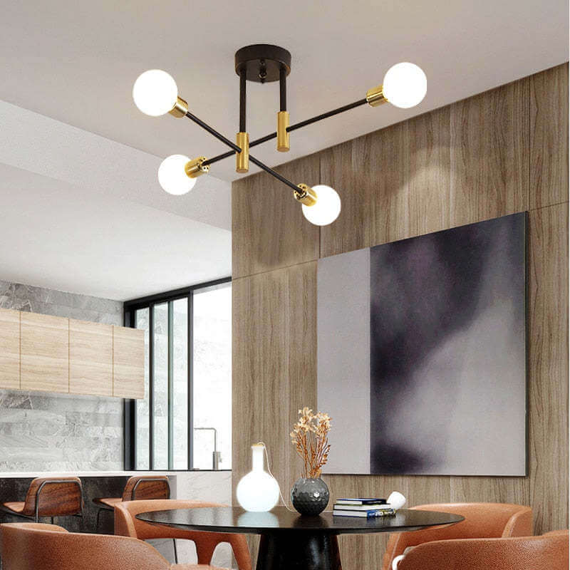 Moderne Glas Globe Lysekrone