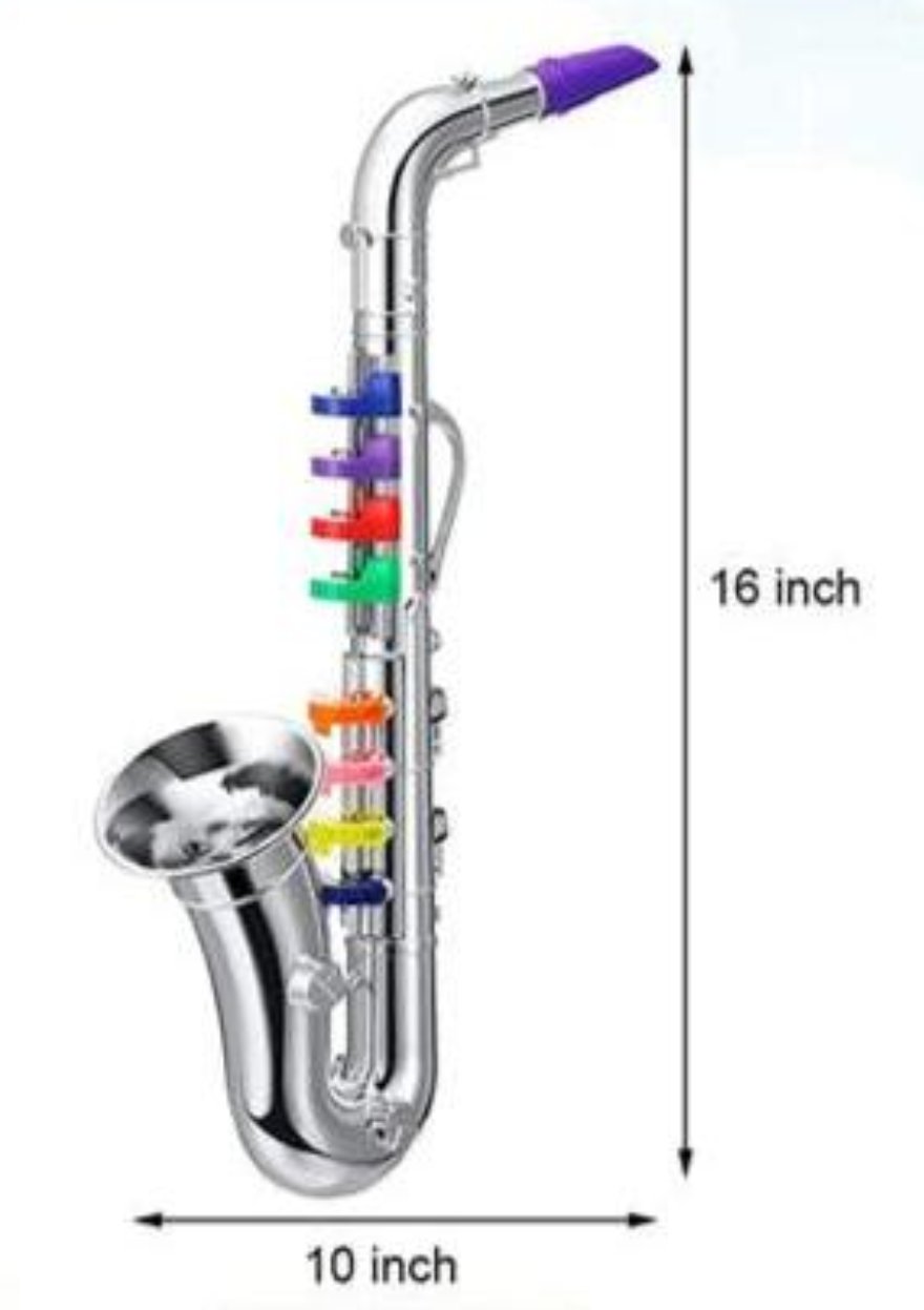 Sjovt læringsinstrument: børnesaxofon der fremmer kreativitet, musikglæde og motorisk udvikling hos små talenter.
