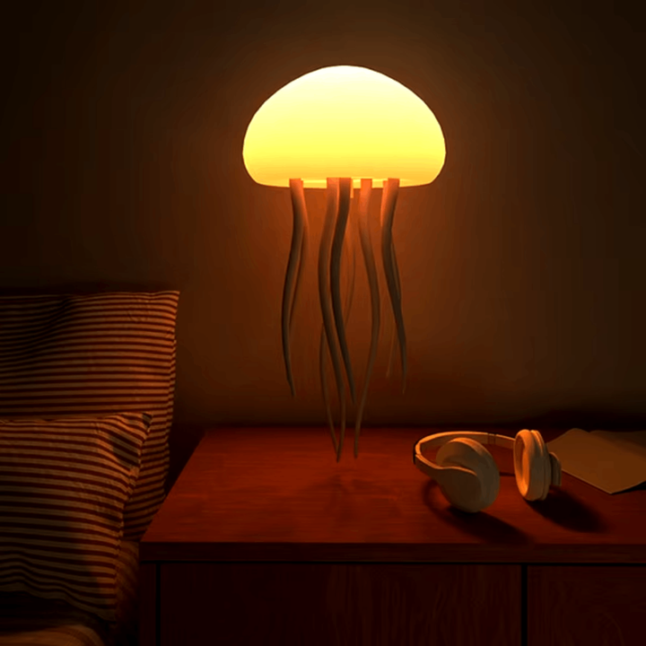 Farverig LED-bordlampe, der bringer liv og enestående belysning til din indretning.