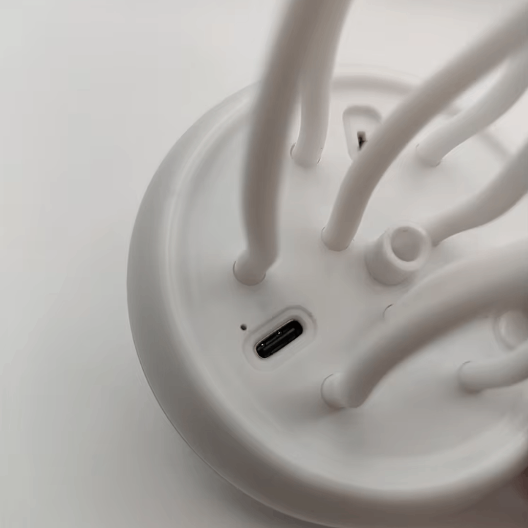 Digital vandmands-lampe med LED-lys og bevægelse; skab din egen hyggestemning.