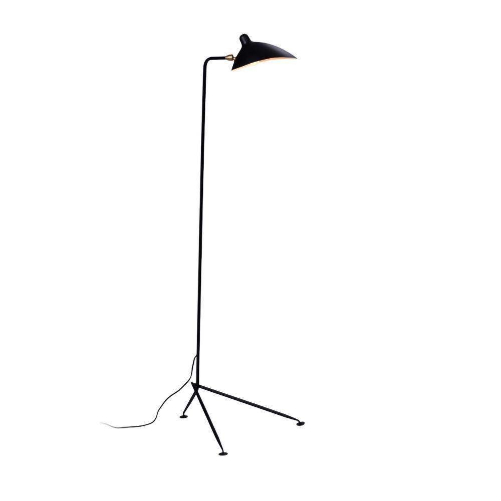 Justerbar 3-armet gulvlampe i metal