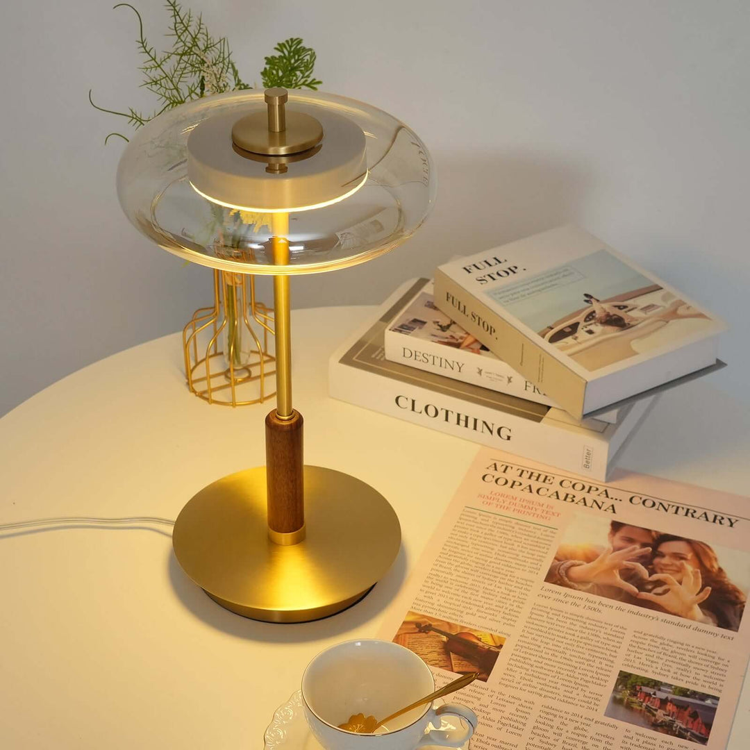 Elegant Bordlampe med LED | 22cm x 44,5cm