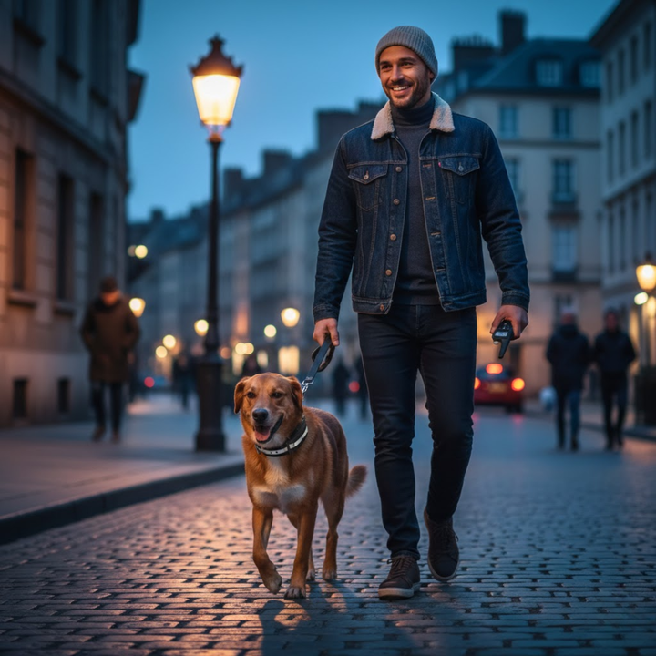 Hundetræningshalsbånd med lang rækkevidde for effektiv lydighedstræning.