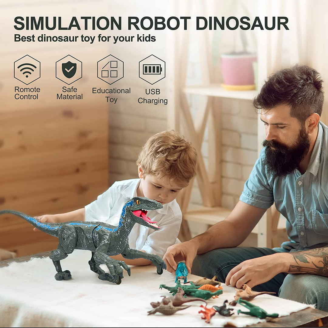 VelociThrill dinosaur legetøj, fjernstyret og realistisk, et hit hos alle børn.