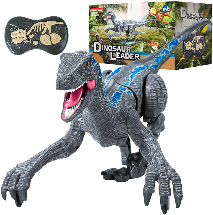 Spændende eventyr med VelociThrill fjernstyret dinosaur legetøj i ABS plast.