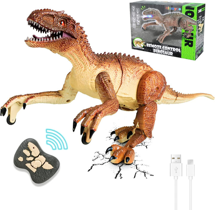 Unik gave til børn: realistisk VelociThrill fjernstyret dinosaur legetøj.