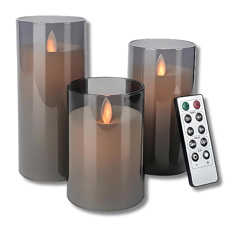 Nyd hyggen fra ægte lys uden røg og brandfare med disse flammefrie LED-dekorationslys.