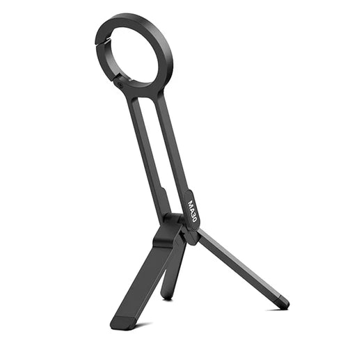 360° fleksibel telefonholder/tripod med karabinhage, ideel til rejse, vlogging og fotoudstyr.