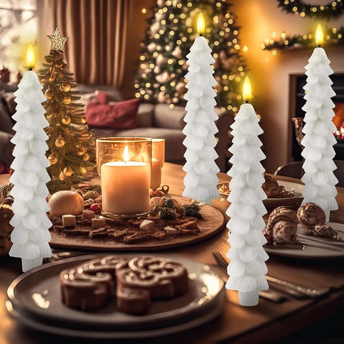 Flimrende LED stearinlys: den perfekte kombination af hygge, sikkerhed og moderne indretning.