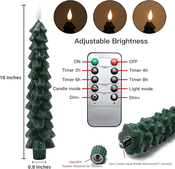Skab hygge med fjernbetjent LED stearinlys. Flammefrit design for indendørs dekorationslys.