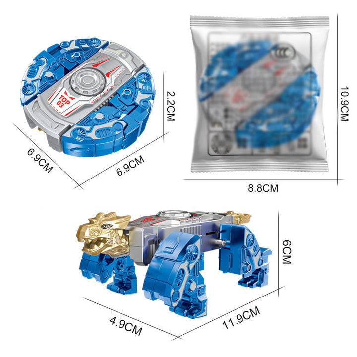 Antistress og kreativ FluxTron transformer. Et mekanisk fidget legetøj, der også er et samleobjekt.