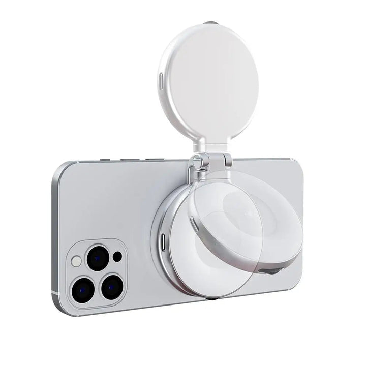 Optimer dine selfies & videoopkald med GlowHalo smartphone ringlys. Justerbar belysning for perfekte billeder.