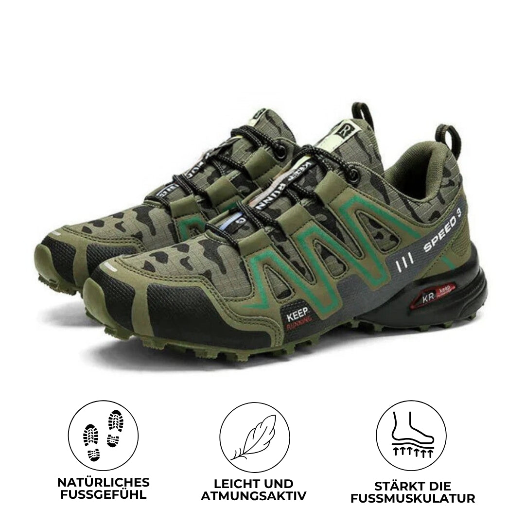 Grå unisex ortopædiske vandrestøvler for optimal komfort og støtte til trekking og outdoor.