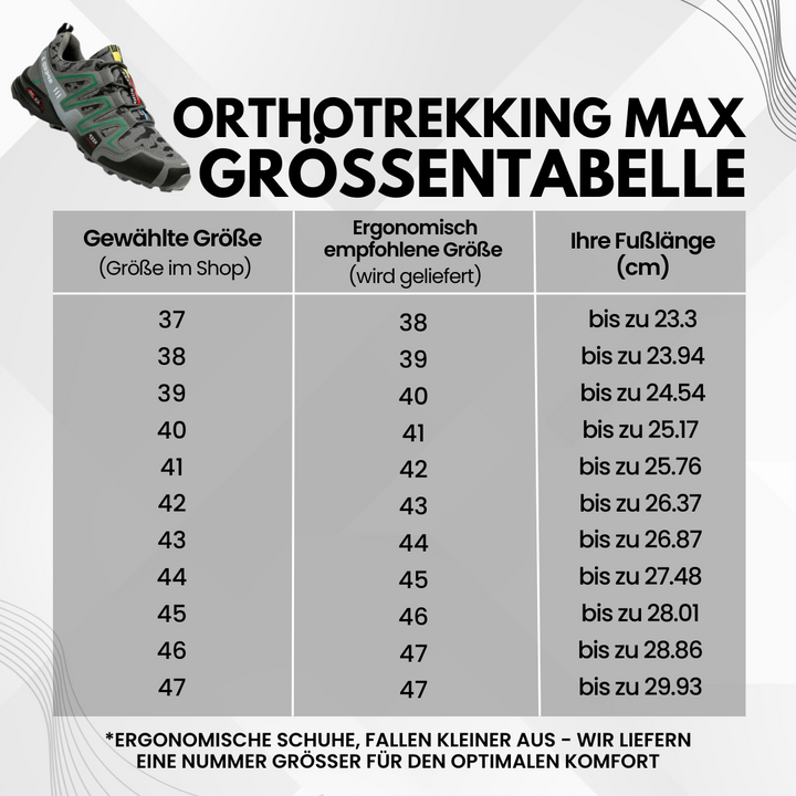 Komfortable og støttende unisex vandrestøvler i grå/grøn, designet med aflastende ortopædisk teknologi.