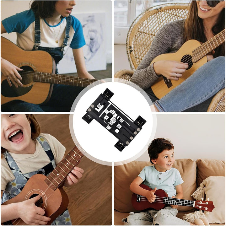 Guitartræner til akustisk guitar. Gør musiklæring lettere og mere fornøjelig for nye guitarister.