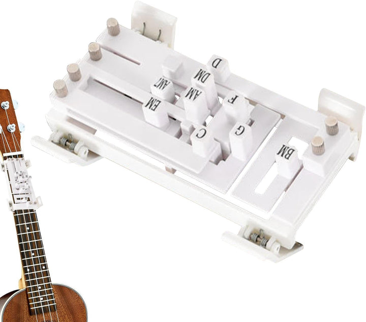 Guitartræner som hjælper med at mestre grundlæggende guitarakkorder hurtigt og uden frustration.