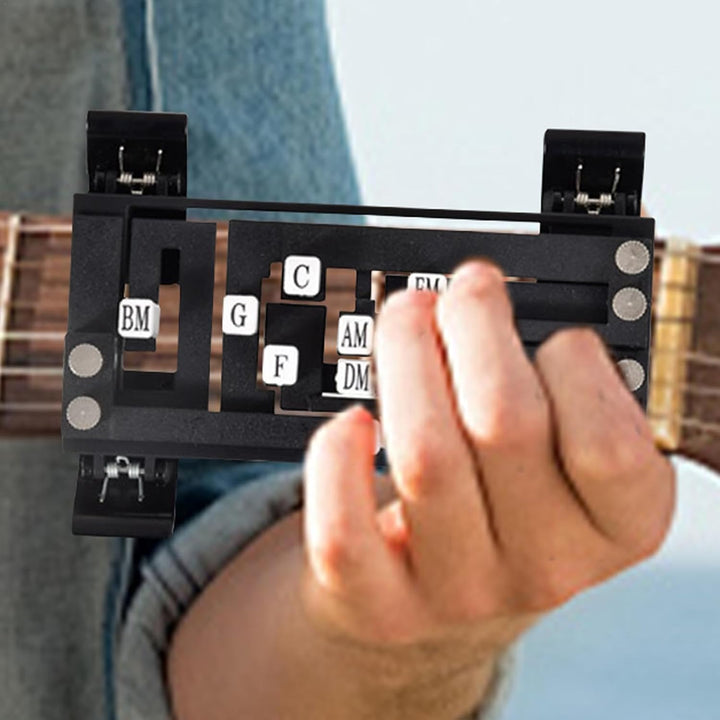 Begynder guitarhjælp for hurtig og nem læring. Udvikl fingerfærdighed og mestr akkorder uden smerte.