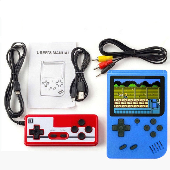 Fantastisk værdi: Håndholdt retro gaming konsol med 400 klassiske spil, sjov for hele familien.