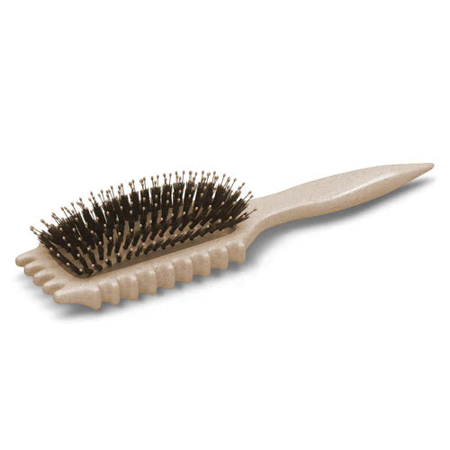 Alsidig hårbørste til alle hårtyper, inkl. krøllet og bølget hår. Fremmer glat og frizz-fri finish.
