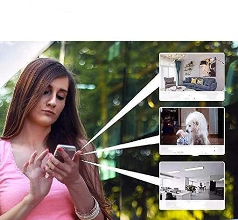 Et moderne HD overvågningskamera med indbygget alarm og krystalklart nattesyn.