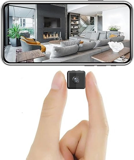 HD trådløst sikkerhedskamera i elegant design til diskret hjemmeovervågning. Vejrbestandigt smart wifi kamera.