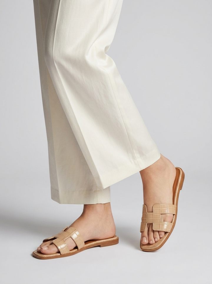 Helena fashion slippers: Komfortable slip-on sko for moderne kvinder.