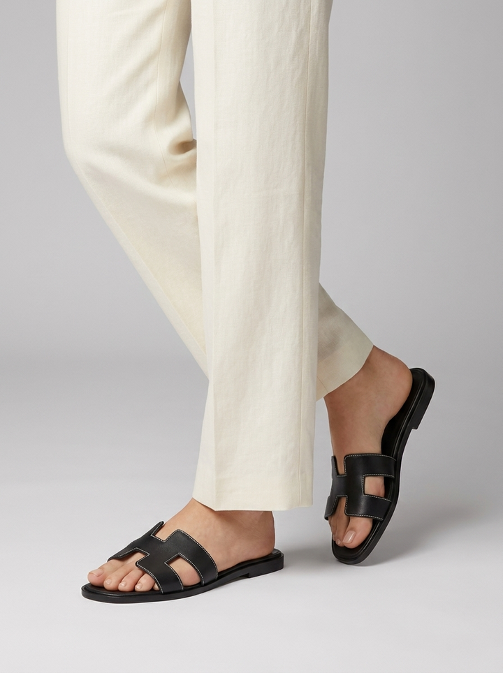 Bløde Helena fashion slippers: En elegant slip-on løsning for damer.