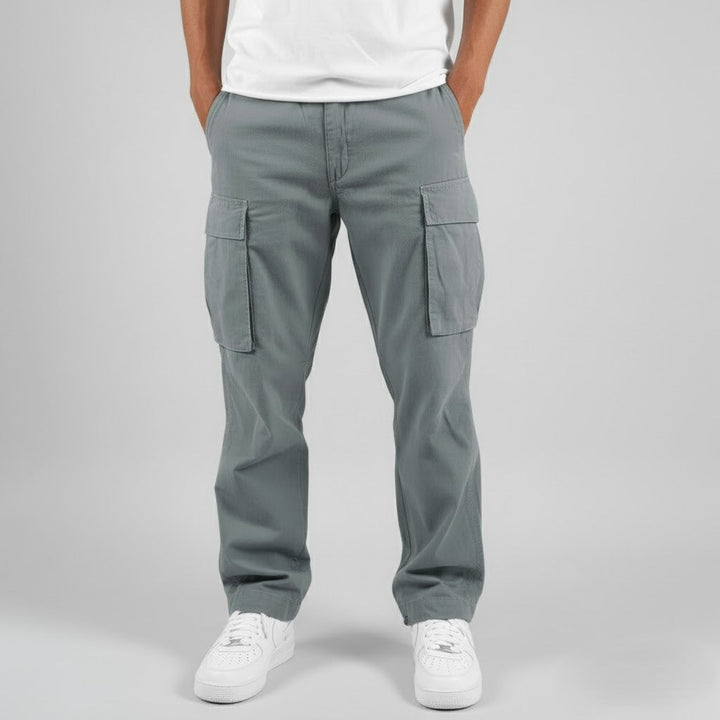 Trendige herre cargobukser med afslappet fit, essentielle lommer og streetwear-vibes til den modebevidste.