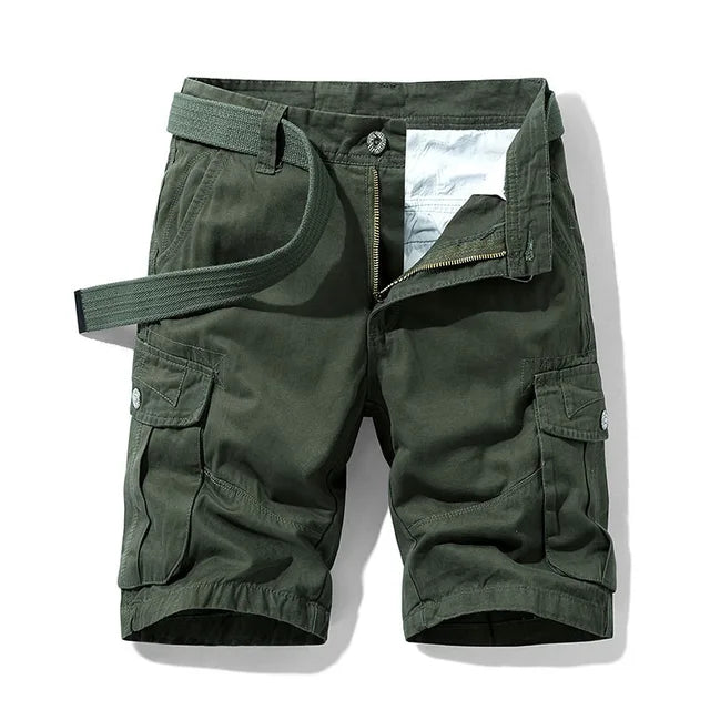 Robuste herre cargoshorts til udendørs eventyr, komfortable shorts med praktiske sidelommer til mænd.