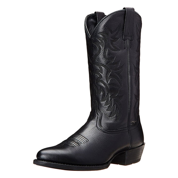 Moderigtige herrestøvler med cowboystil. Ideelle til at tilføje et unikt touch til din garderobe.
