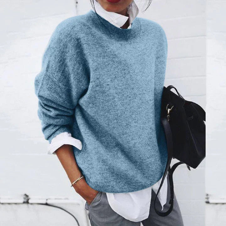 Herre oversized strik. Moderne og komfortabel varm striktrøje, ideel til casual mode og hverdag.