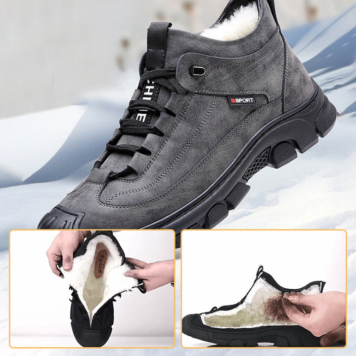 Komfortable og stilfulde herre vinterstøvler i sneaker-design, perfekte til hverdagsbrug.