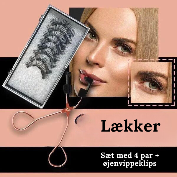 HiveGlow magnetiske øjenvipper og vippeklemme til kvinder. Skab professionel øjenmakeup med nemme falske vipper.