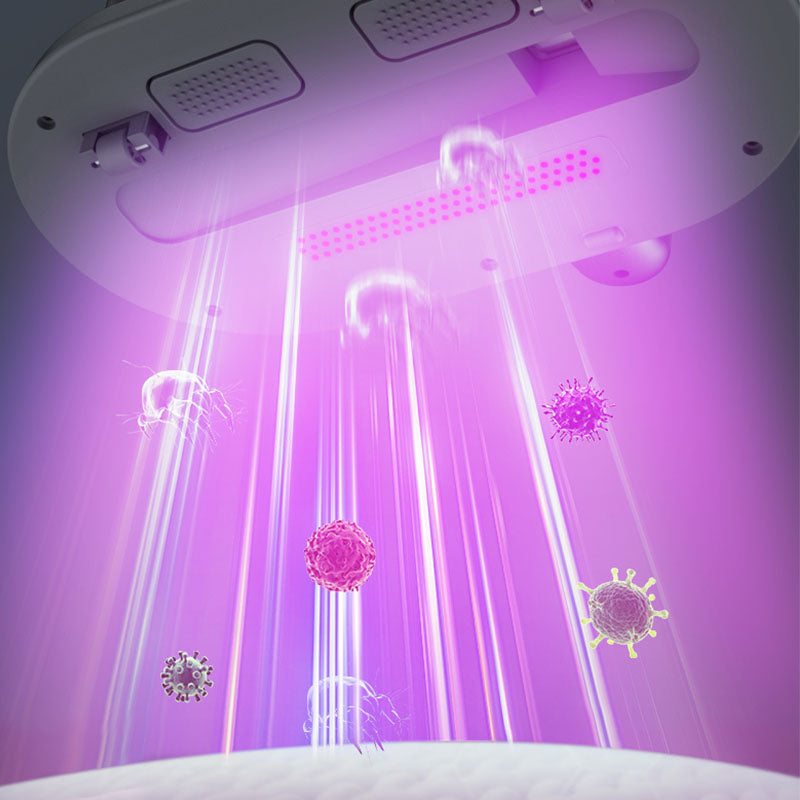 Håndholdt anti-allergen støvsuger med UV-C og HEPA, bekæmper allergi og giver et rent sovemiljø.