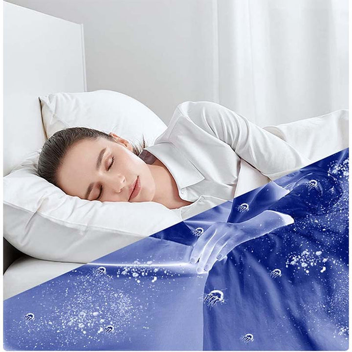 Effektiv tekstilrens med UV-C sterilisering og HEPA filter mod allergener på sofa og tæpper.