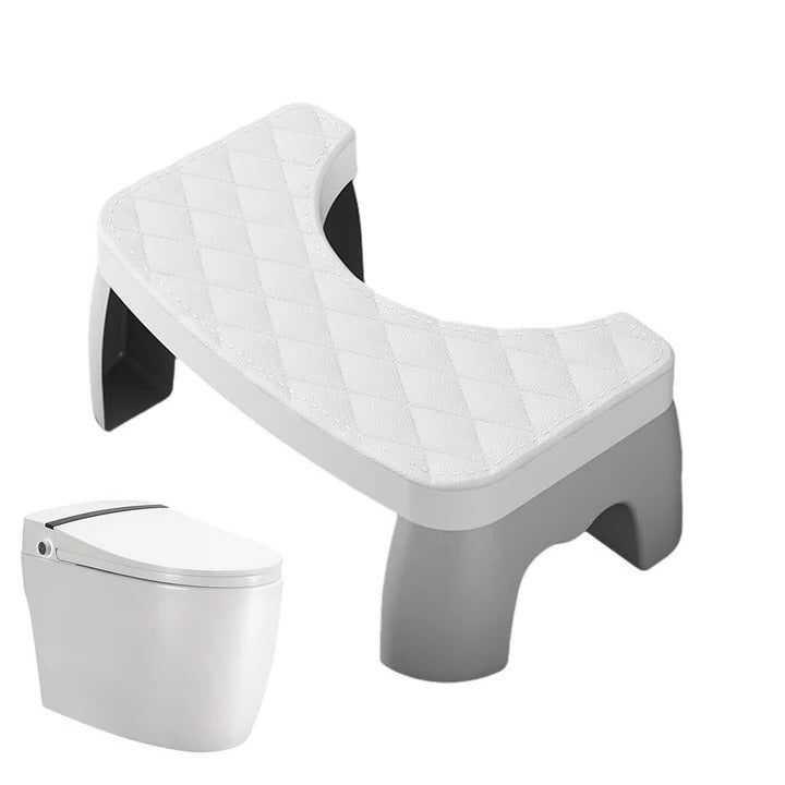 Praktisk toiletskammel, der giver optimal kropsholdning. Øger komfort og bidrager til bedre sundhed i hverdagen.