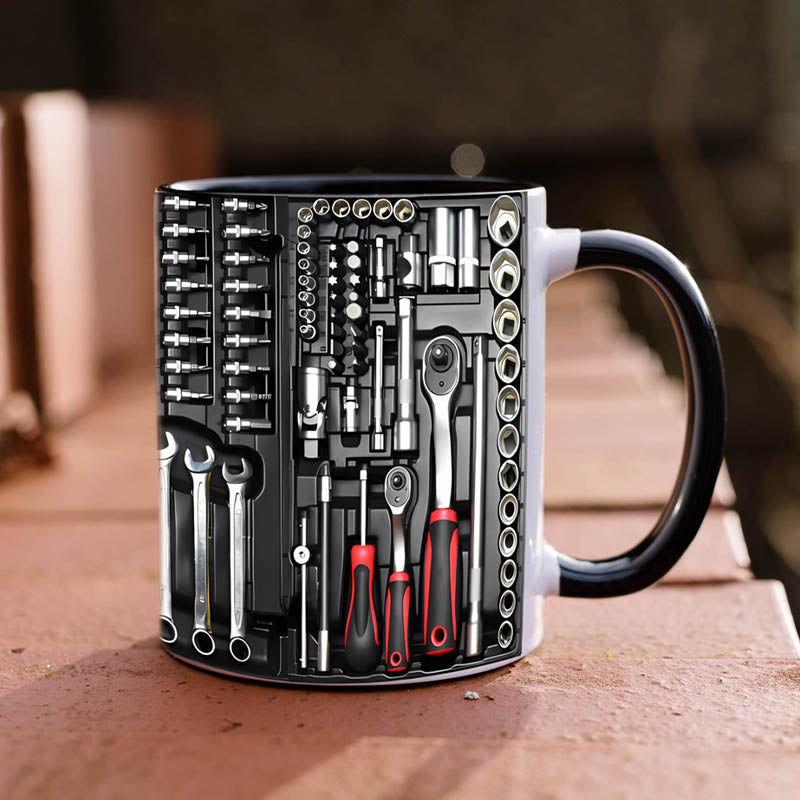 Motiverende kaffekrus i robust keramik. Støt dit fokus og din energi på kontoret.