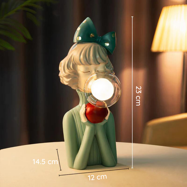 Alsidig design lampe: Perfekt bordlampe til stue, soveværelse; god belysning og hygge i moderne hjem.