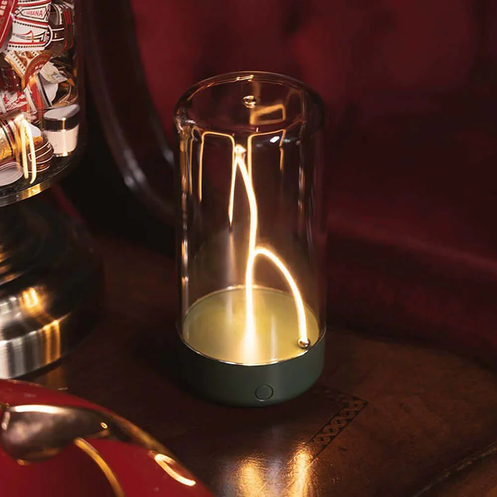 Magnetisk Mini LED Bordlampe -  Trådløs & USB